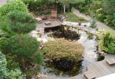 Gartenteich schön anlegen