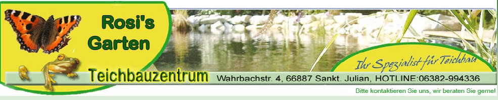 Wasserbausteine und Natursteine zum Gartenteich anlegen